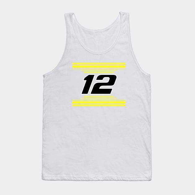 Ryan Blaney #12 2024 NASCAR Design Tank Top by AR Designs 